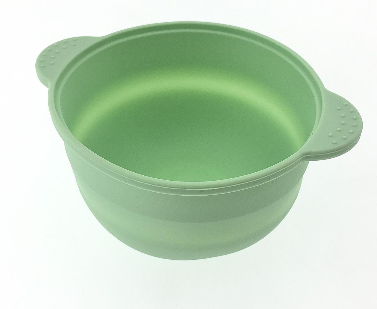 Силіконова чаша для воскоплаву 400 мл зелена