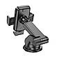 Автомобільний механічний тримач для телефона Hoco CA95 Black, фото 4