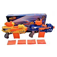 Игрушечный автомат Бластер NERF 012 с мягкими поролоновыми пулями на присосках. В НАБОРЕ 2 Бластера!