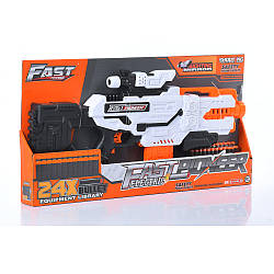 Іграшковий автомат-бластер 64 см BIG504 з м'якими кулями 24 шт./на батарейці