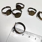 Перстень 14 мм Бронза, фото 3