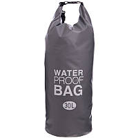 Гермомішок водонепроникний Waterproof Bag 30 літрів сірий