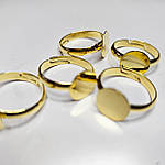 Перстень 10 мм. Золото, фото 3