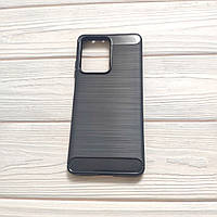 Чохол Carbon для Xiaomi Poco X5 Pro 5G Бампер Чорний