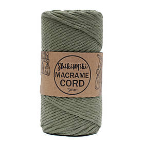 Еко шнур Macrame Cord 3 mm, колір Лавровий