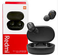 Бездротові вакумні навушники Xiaomi Redmi Airdots 2 black, Bluetooth 5.0, з мікрофоном