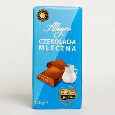 Шоколад молочний Allegro Czekolada, 100 г Польща