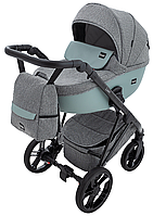 Дитяча коляска 2 в 1 Bair Lion BL-02 сірий / нефрит