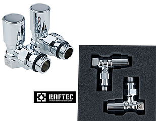 Кран вентильний кутовий Raftec RV-6012 1/2"х1/2"