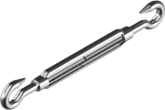 Захват DIN 1480 М6х110 крюк/крюк оцинкованный