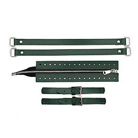 Комплект для сумки Меган зі шкіри, колір Зелений