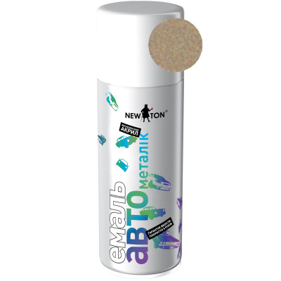 Аерозольна фарба для автомобіля New Ton 276 приз металік золотий 400 мл (000000379)