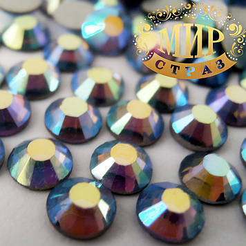 Кристали ДМС Tanzanite AB ss8 (2,4 мм), 100 шт.