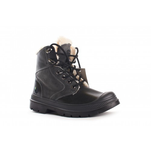 Женские ботинки quebec, черные черевики жіночі чоботи модні гумові демісезонні зимові уггі з хутром - фото 2 - id-p2021189231