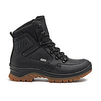 Ботинки Зимние тактические HARLAN 550 Черные кожаные военные с мембраной Gore-Tex