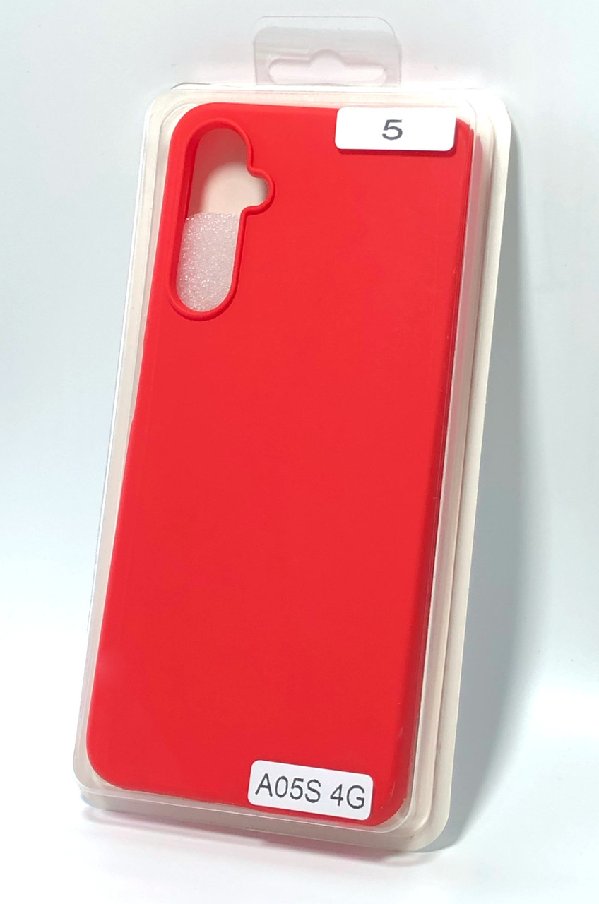 Чохол для телефону Samsung A05s (4G) Silicone Original FULL №5 Red (4you)