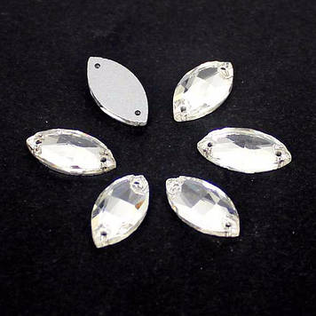 Пришивные камни Лодочка Сrystal (выберете размер страз!)