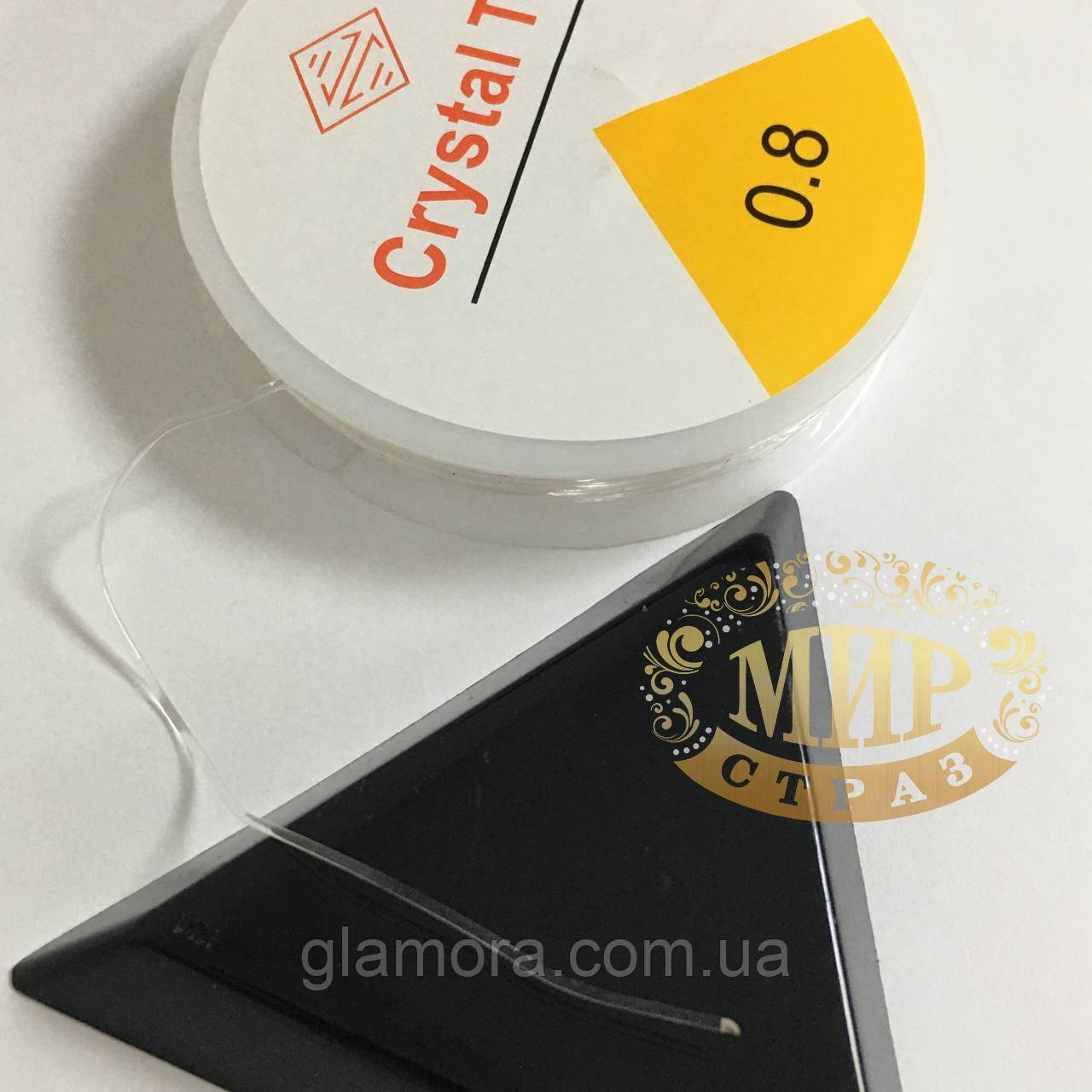 Силіконова резинка для біжутерії (прозора), 1м, фото 1