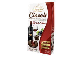 Шоколадні цукерки Confetti Crispo Ciocoli Nero d'Avola 100g