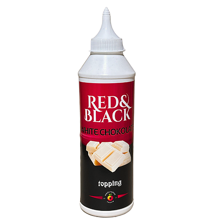 Топінг ТМ "Red & Black" Білий шоколад 0,6 кг, фото 1