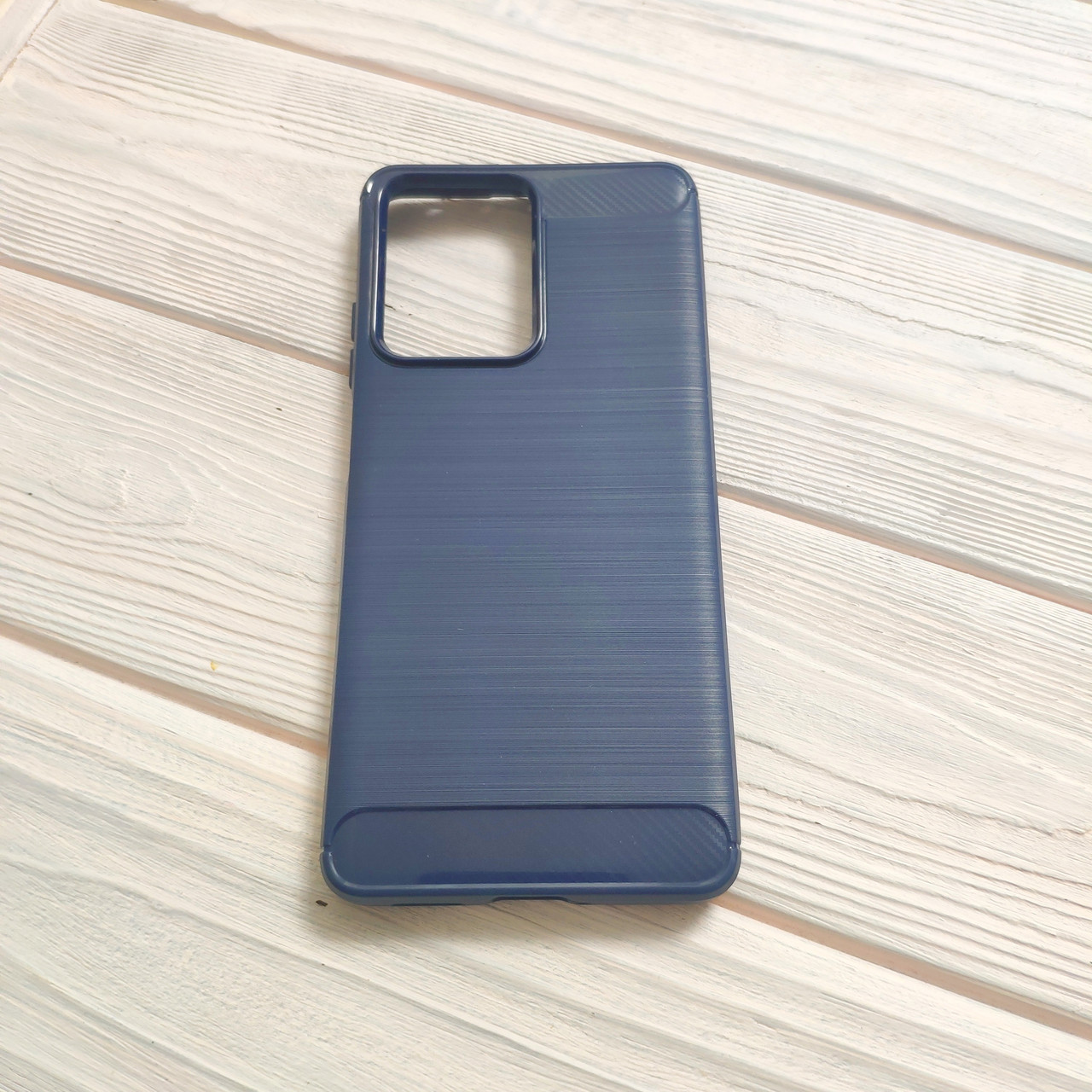 Чохол Carbon для Xiaomi Redmi Note 12 Pro 5G Бампер Темно-синій