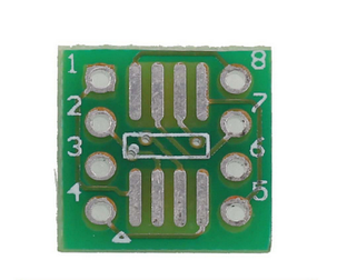 Адаптер, перехідник із SOP8/SOIC/SSOP8/TSSOP на DIP8, макетна плата перехідник, фото 1