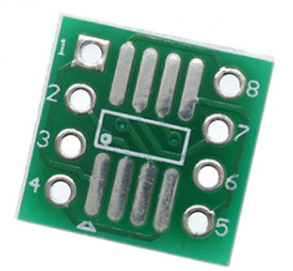 Адаптер, перехідник із SOP8/SOIC/SSOP8/TSSOP на DIP8, макетна плата перехідник, фото 4