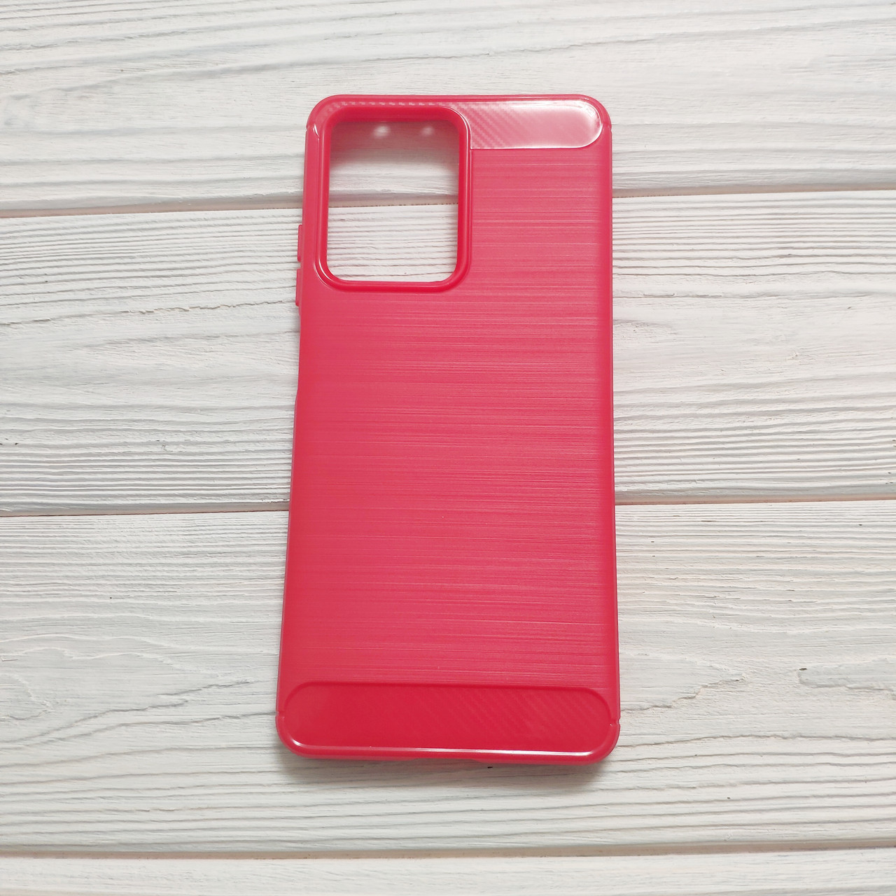 Чохол Carbon для Xiaomi Redmi Note 12 Pro 5G Бампер Червоний