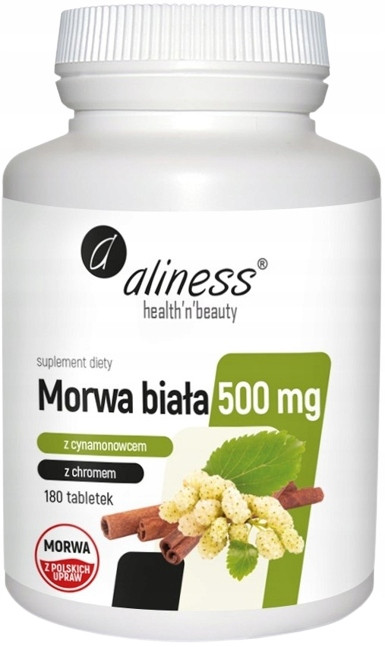 Medicaline Шовковиця біла з корицею з хромом 180 таблеток
