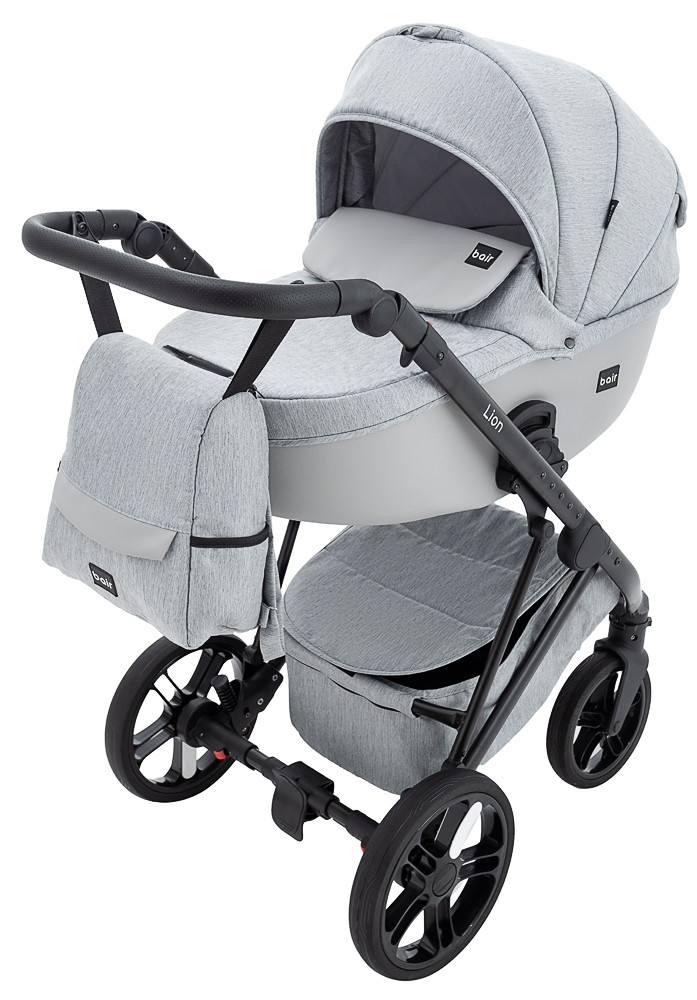 Дитяча коляска 2 в 1 Bair Lion BL-01 світло-сірий, фото 1