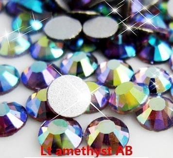 Стрази ДМС Lt.Amethyst AB ss3(1,4мм), 100 шт.
