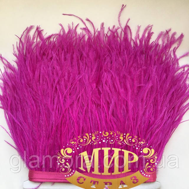 Тасьма страусинна Колір Fuchsia Ціна за 0.5м