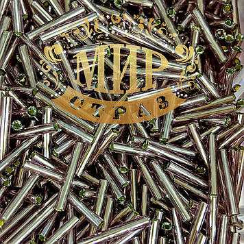 Склярус, колір Tanzanite, довжина 12 мм, ціна за 10 г