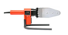 Паяльник для термопластикових труб YATO YT-82250, 850 Вт + 7 адаптерів 16-63 мм, кейс