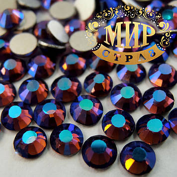 Стрази ДМС Dark Amethyst AB ss 12 (3-3,2 мм), 100 шт.
