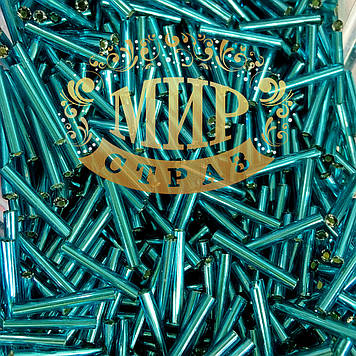 Склярус, колір Blue Zircon, довжина 12 мм, ціна за 10 г