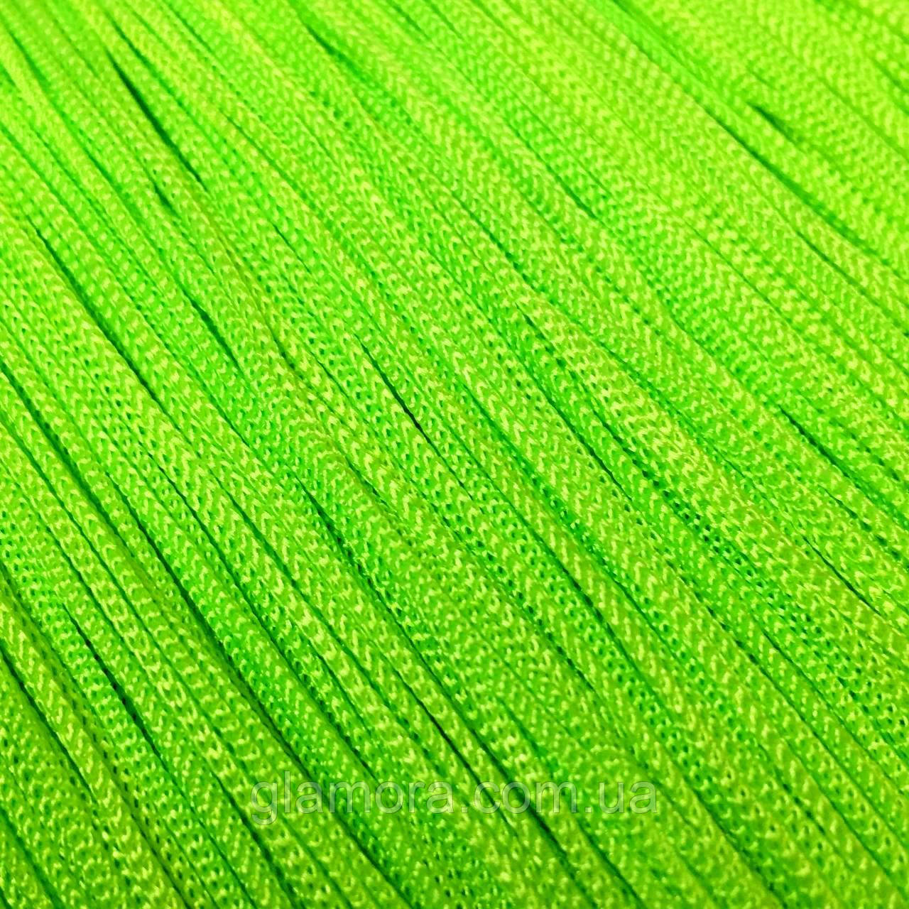 Бахрома танцювальна. Цвет Neon Green 15см*1м