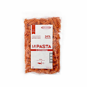 Макарони без глютену Lentil Pasta з червоної сочевиці спираль Fusilli ТМ HG 300 г.