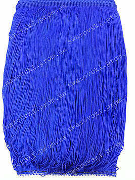 Бахрома танцювальна. Колір Sapphire 28 см*1м