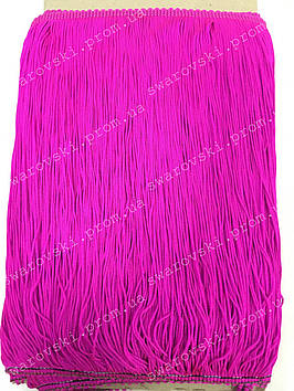 Бахрома танцювальна. Колір Rose purple 28 см*1м