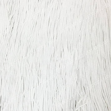 Бахрома танцювальна. Цвет White 20см*1м