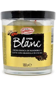 Мигдальна паста Gandola Blanc 180г