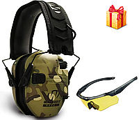 Набор Walkers Razor Electronic Muff & Glas multicam набор + окуляри захисні тактичні захисні для ЗСУ мультикам