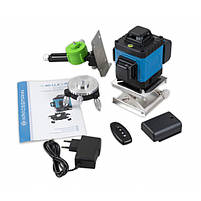 4D лінійний лазерний нівелір KRAISSMANN 16 4D-LLA 30 RB (синій промінь) Професійна лінія, фото 4