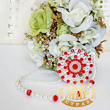 Ланцюжок для пустушки зі стразами