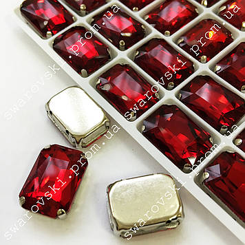 Пришивні стрази в цапах.17х28мм.Кольор Siam