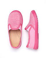 Слипоны детские розовые 30 дитяче взуття сліпони дитячі кросівки на дівчинку літні для дівчинки світяться
