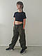 Стильні штани парашути — карго для дівчаток "Ніка", осінні плащівка, розміри на зріст 134 — 160 + Відеообзор!, фото 7