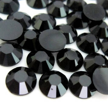 Стрази економ Jet ss20 (5 мм).Цина за 100 шт.