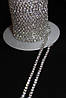Стразовий ланцюг високої якості, ss24 (5.3 mm) Колір Сrystal 1 м, фото 8